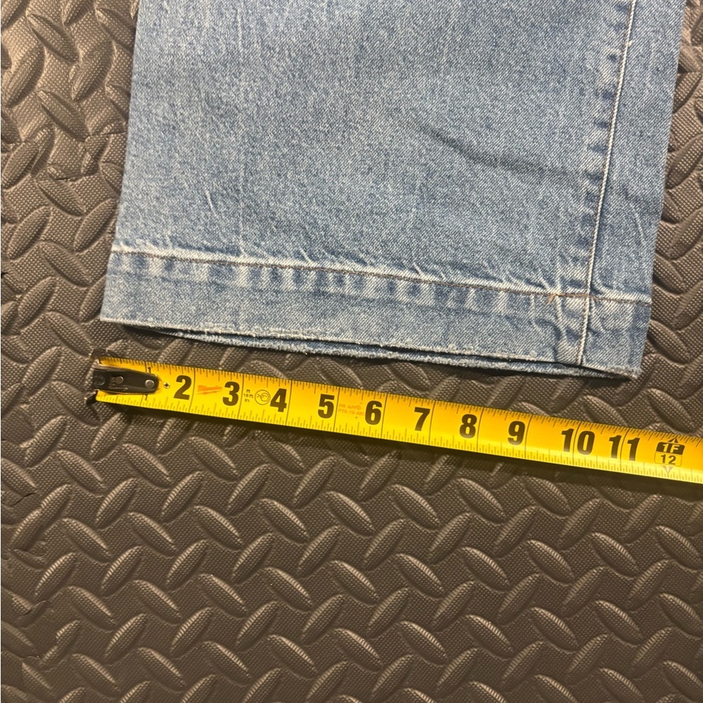 NWT Express Wide Leg High Rise Jeans Size 14S Stretch Denim - Picture 7 of 12